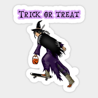 Trick or treat Sticker